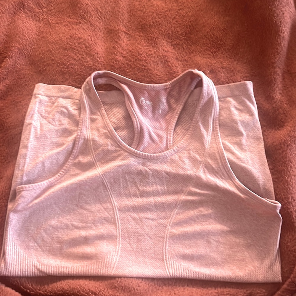 Zyia Pink Copper Charged Tank